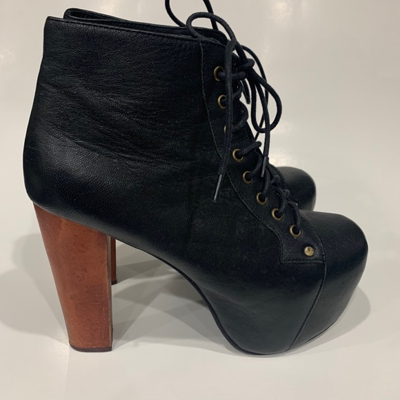 Jeffery Campbell Lita platform heeled lace bootie - Picture 4 of 8